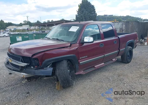 2002 Chevrolet Silverado 2500Hd Lt from USA, damaged, VIN 1GCHK23G12F107561